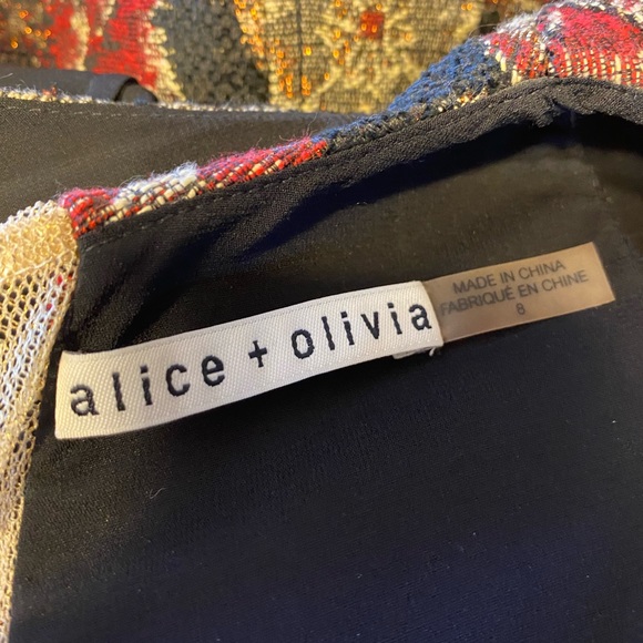 Alice + Olivia Mini Dress sz 8 - Picture 2 of 4